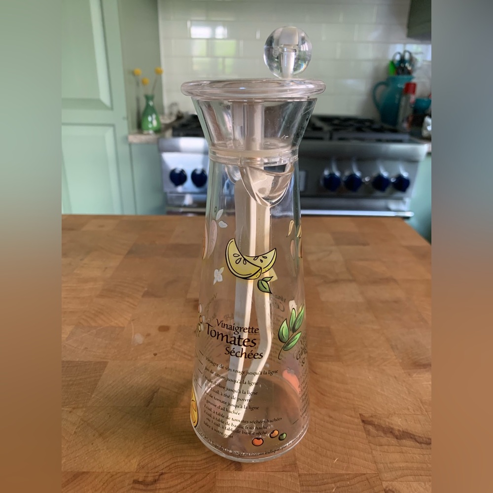 Vintage snail salad dressing maker with recipes